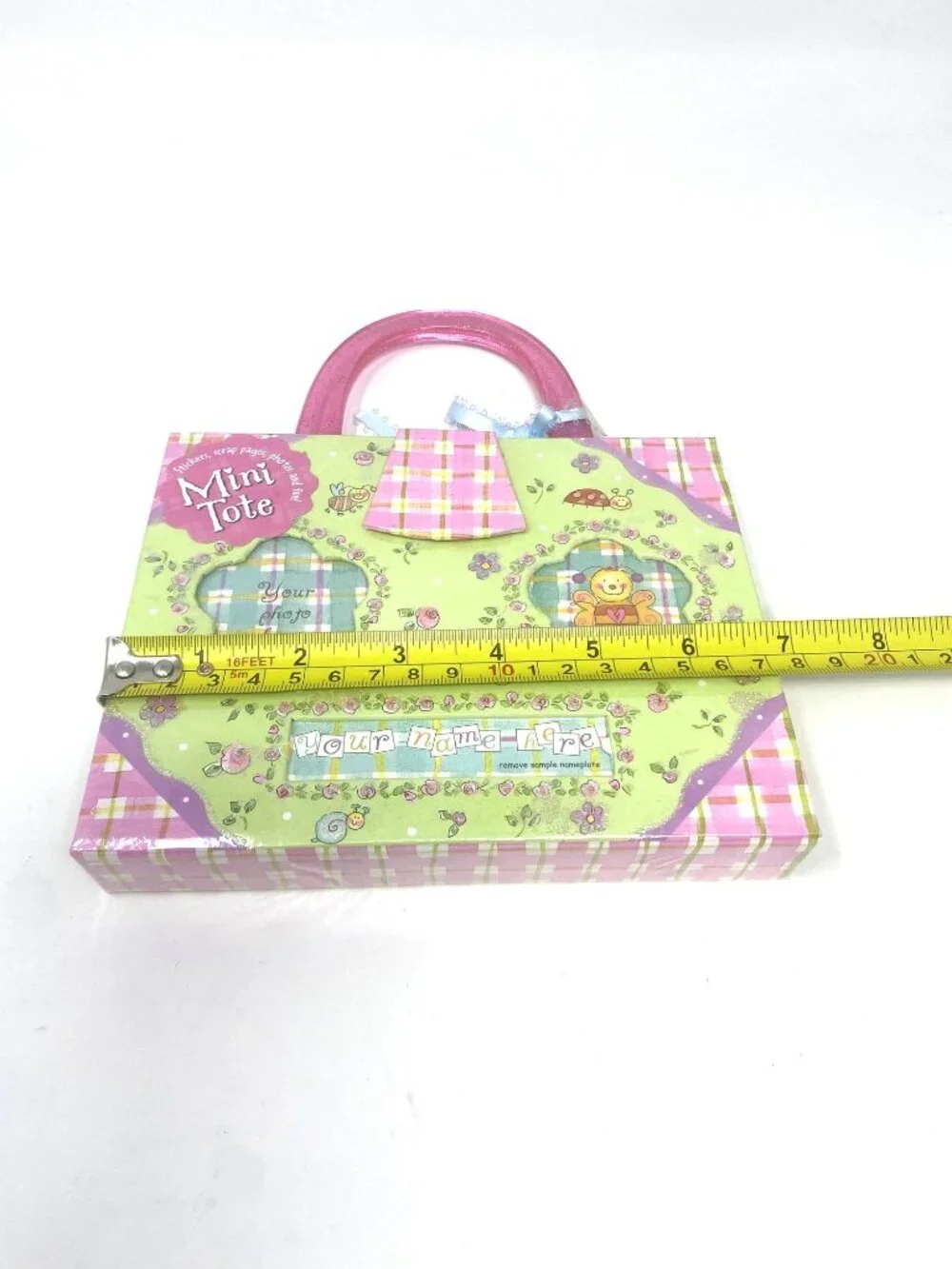 Artistic Studios Dena Designs Mini Tote Scrapbook Stickers Scrapbook Paper